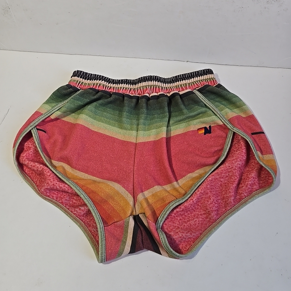 Aviator Colorful Womens Shorts Size XS